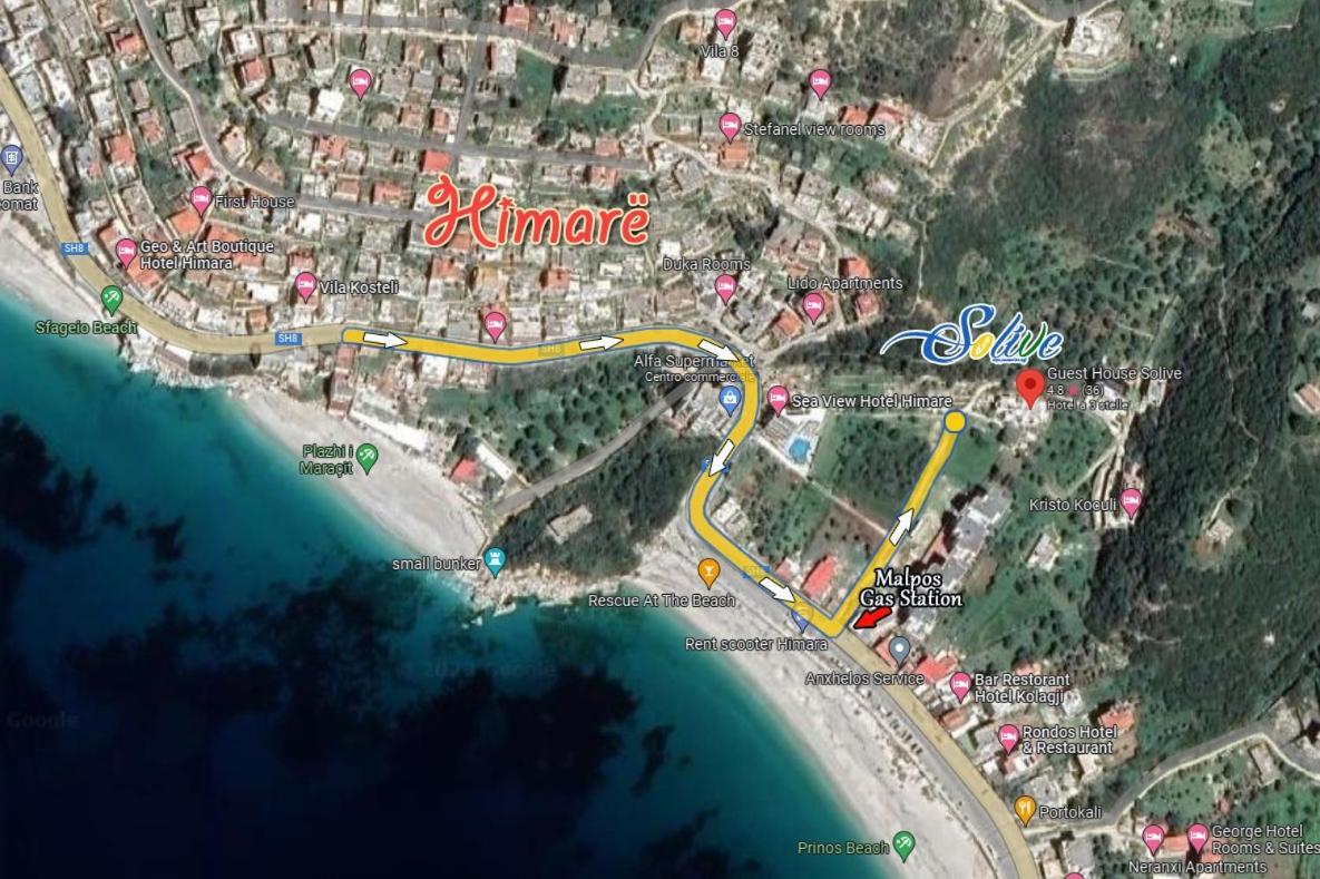 Guest House Solive Himare Bagian luar foto
